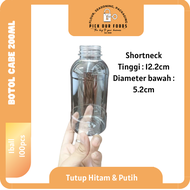 Botol Plastik Cabe 200ml | Botol Cabe 200ml | Botol 200ml | Botol Plastik 200ml Shortneck isi 10pcs