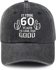 50th 60th 70th 75th 80th Birthday Gifts for Men, Vintage Birthday Gift Ideas Baseball Caps, Funny Bi
