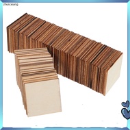 75Pcs Blank Wood Cubes for Project Crafting Beige