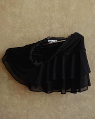 QaiQai Pattern - Mesh Skirt กระโปรงสั้นผ้ายืด มีกางเกงซับใน
