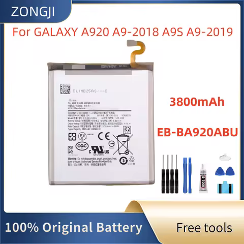 New Battery EB-BA920ABU 3800mAh Battery For GALAXY A920 A9-2018 A9S A9-2019 Phone Battery+ Free Tool