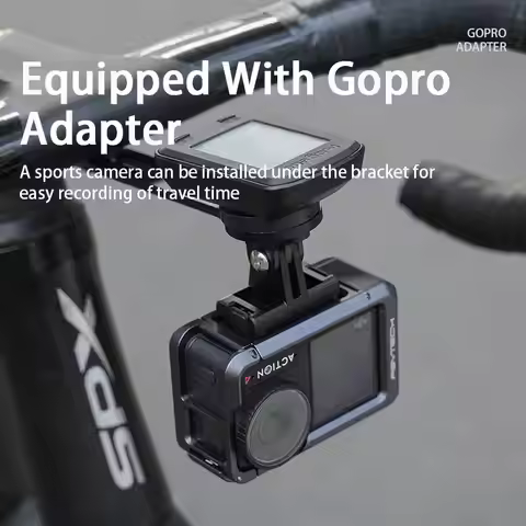Bicycle Computer Camera MTB Bike Speedometer Mount Holder For Garmin Cateye Bryton