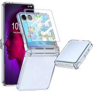 Magnetic Phone Case Compatible With Samsung Galaxy Z Flip 8 7 7FE 6 5 4 3 5G, With Hinge Protection,