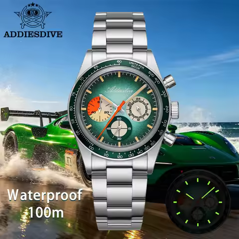 ADDIESDIVE 2026NEW Men's Watch C3 Super Luminous AD2551 10Bar Waterproof 0S20 Movement 316L Stainles