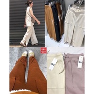 CELANA KULOT RIB KNIT LOOSE UNIQLO