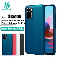 Nillkin Luxury Phone Case For Xiaomi Redmi Note 10 / Note 10 Pro Hard PC Shockproof Super Frosted Shield