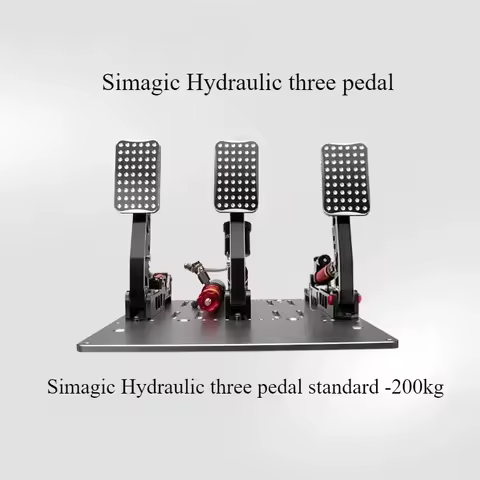 Simagic C-P2000 Pedal P2000-R P2000-RF 100kg/200kg Pedals CNC machining Concave clutch vs MOZA Racin