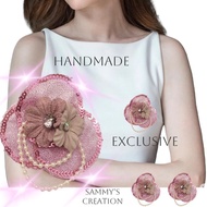 1pc Sequins Handmade Corsage Flower Brooch Exclusive Corsage Event Corsage Wedding Flower Party Cors