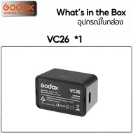 Godox Charger VC26 For Battery VB26 VB30 WB100 สำหรับ V1 V1Pro V100 V860III AD100Pro MF-R76 etc