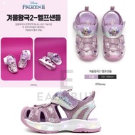 🇰🇷 Korea Disney Frozen Elsa Anna Purple Colour LEDs child Slippers kids sandals 韓國 迪士尼 魔雪奇緣 艾莎 安娜 LED 閃亮 發光 涼鞋 拖鞋 最新產品 正貨 韓國空運到港 SIZE 尺碼： 150/160/170/180/190/200