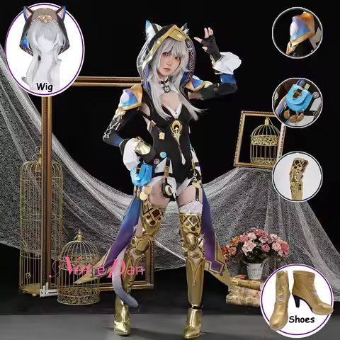 Honkai Star Rail Cipher Cosplay Costume Shoes Wig Uniform Game HSR Amphoreus Cifera Cosplay Hallowee