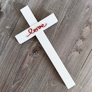 Amour愛木木-十架的愛 原木壁掛十字架