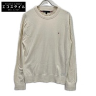 Tommy Hilfiger MW40198 棉絲羊絨圓領毛衣，M碼（二手）