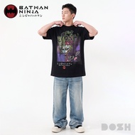 DOSH MENS EXTRASIZED T-SHIRTS BATMAN NINJA เสื้อยืดใหญ่พิเศษ DBMTX5002-BL (3XL-7XL )
