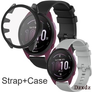 Garmin Forerunner 165 Music Case Screen Protector Silicone Strap with Case Accessories Band Bracelet