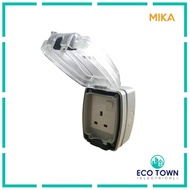 Extension plug   Soket Mika Weatherproof 13A Switch Socket Plug IP66 Waterproof Outdoor