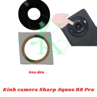 Replacement Rear Camera Glass for Sharp Aquos R8 Pro glue