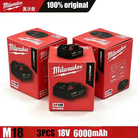 Milwaukee M12B6 12V 5.0/6.0Ah REDLITHIUM™ Battery – Built for Cold, Durable & Long-Lasting Power on 