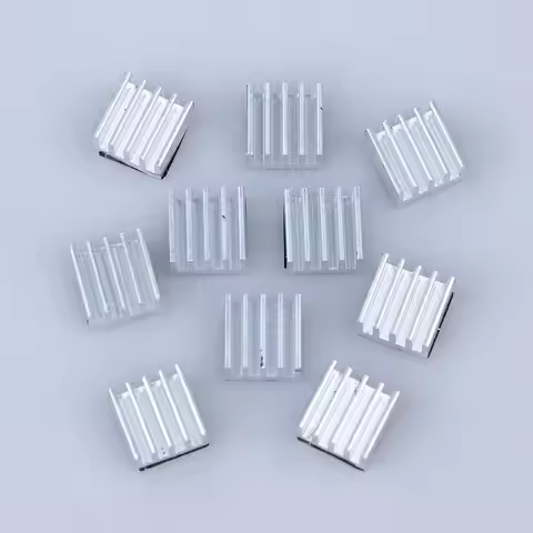 10pcs/pack 1*1cm A4988 Stepper Driver Heat Sink Aluminum HeatSink Cooling Radiator 3D Printer Parts
