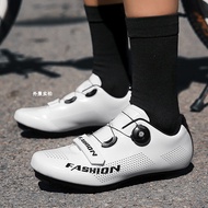 Mountain bike shoes, road bike lock shoes, professional bicycle shoes, lock-free riding shoes, men's hard-soled breathable bicycle shoes in winter.
