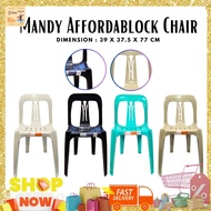 [ NEW ITEM ]MANDY AFFORDABLE BLOCK CHAIR / MONOBLOCK CHAIR / MONOBLOCK  CHAIR / MONOBLOCK / CHAIR