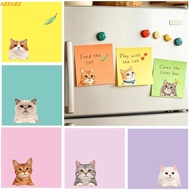 KEENEMY 9pcs Set Animal Memo Pads, Sticky Backing Random Patterns Cartoon Sticky Notes, Portable|Sty