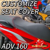 COVER SEAT FOR HONDA ADV 160 SARUNG KUSYEN HONDA ADV 160 MURAH TEBAL ACCESSORIES AKSESORI ADV MOTORCYCLE SEAT COVER ADV