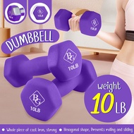 B&G Hexagonal Muscle Power Lady Dumbbell Strengthen Muscle And Have Good Health Pair 6Lbs To 10Lbs