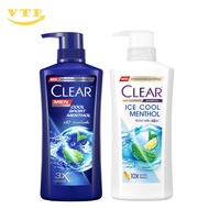 Combo 2 Chai Dầu Gội Đầu Clear Bạc Hà 400ml Và Clear Men 390ml
