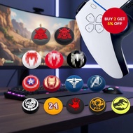 Silicone Thumb Stick Grips 2PCS for Sony Playstation5 PS5 PS4 PS3 PS2 XBOX ONE Controller, Joystick 