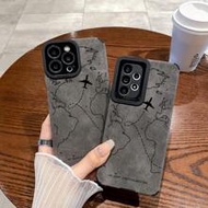 1pc TPU Aircraft Leather Texture Camera Protective Phone Case Compatible With IPhone X, XR, 11, 12, 