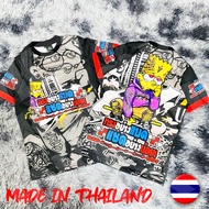 Thailand Jersey T shirts quick dry jersi siam baju sports casual wear Stylish Black White Muay Thai