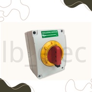 ISOTECH 16A~63A 3 Poles Isolator With PVC Enclosure KTM Series