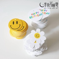 [smile Series] smile Decoration Tag 4 Styles Single Item|Packing Elevator|Birthday Card