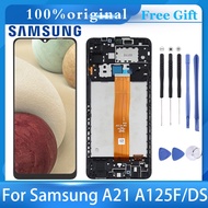 6.5&amp;Quot;Original LCD For Samsung Galaxy A12 A125 LCD Display With Frame Touch Screen Digitizer LCD