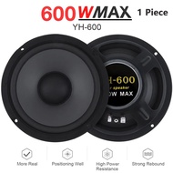 ️1 Piece 6.5 Inch Car Speakers 600W 2-Way Vehicle Door Subwoofer Audio Stereo Full Range Frequen ☛ⓥ