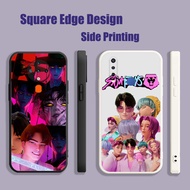 Casing For iPhone X XS MAX XR 13 Pro 7 8 Plus jinu Saja boys kpop demon hunters BOD05 Phone Case Squ