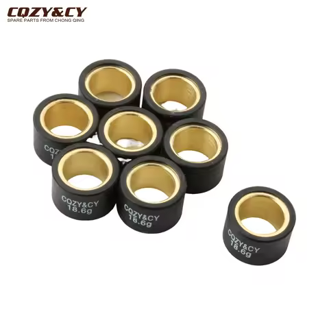 8pc Variator Racing Roller Weights 15g 18.6g 21.4g 25x17mm For Piaggio Beverly Tourer Eu3 400 X Evo
