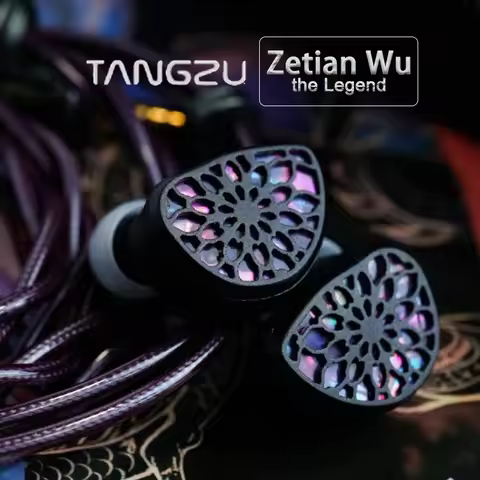 TANGZU Zetian Wu The Legend IN EAR MONITORS Dual Planar Hybrid Driver Wired Earphones IEM 0.78mm 4.4