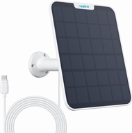 REOLINK 6W Camera Solar Panel White Non-Stop Solar Power Supply for All Wireless Battery Camera Outd