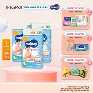 Combo 3 Tã/Bỉm dán cao cấp Moony Blue L54