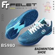Felet Original Badminton Shoes Kasut Badminton BS980 Turquoise