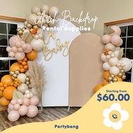 ✨🇸🇬🎈 [4 Days Rental] Arch Backdrop Wedding Proposal Engagement Birthday Solemnisation Children Party Balloon