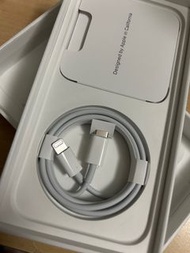 蘋果 iphone 原廠快充線/ USB-C 對 Lightning 連接線