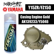 Yamaha Y15ZR/FZ150 Y5046/AK139233 2K Cat Motor Cover Engine Gold Matt Effect/ Cat Kuline Engine Virc