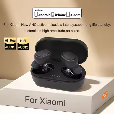 For Xiaomi Original TWS Wireless Bluetooth Earphones Sport Earbuds Noise Cancelling Headsets For Red