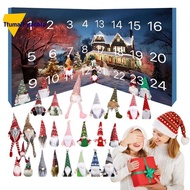 Christmas Gnome Calendar with Collectible Gnome Dolls Gnome Plush Toy Gnome Countdown Calendar for K