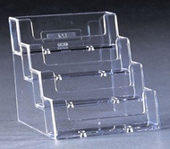 Business Card Holder 4 Compartments Brochure Holder - 4BC93