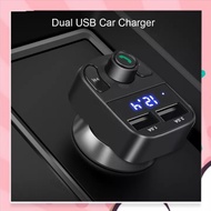 X8 Bluetooth FM Transmitter 5.0 MP3 Player USB Charger 3.1A Dual TF AUX Slot Compatible for All Cars