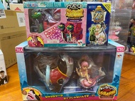 絕版 航海王 存錢筒 九蛇海賊船 白星&梅加落 喬巴印章公仔